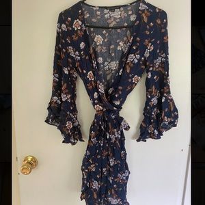 American eagle wrap dress